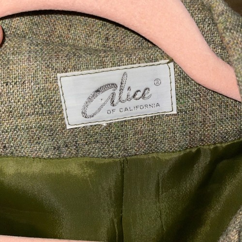 Alice Of California Skirt Suit Womens Vintage Size Small Two Piece Retro Jacket - Picture 4 of 16