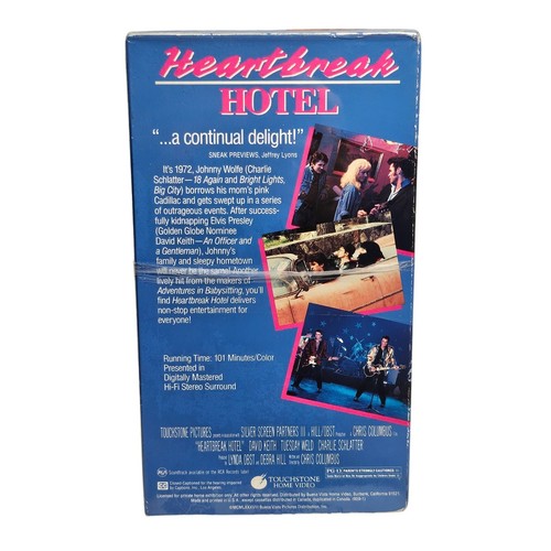 Heartbreak Hotel VHS Tape Sealed Movie Comedy 1988 - Picture 7 of 7