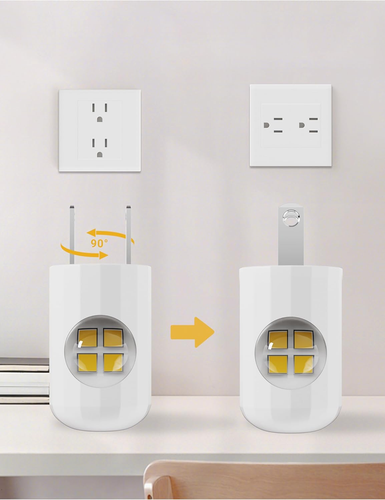 6-Pack LED Night Light Plug-In Wall Outlet Light, Soft White,Dusk to Dawn Nightl - Picture 4 of 12