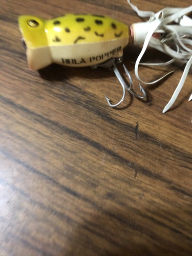 Señuelo de pesca Fred Arbogast Hula Popper rana PUNTO de colección 2 pulgadas 1/4 OZ OJO DE INSECTO - Imagen 8 de 17