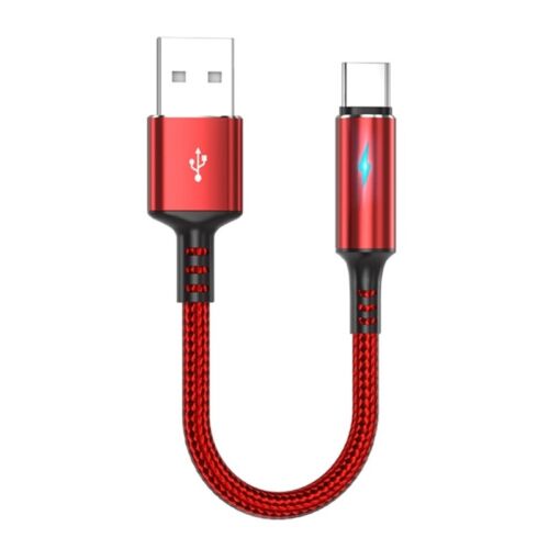 Compact USB C to USB A Charging&Data Cable 2.4A for Mobiles,Tablets 25cm - Zdjęcie 2 z 11