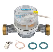 Kalt und Warmwasserzähler Q3 = 4, 1 AG / BL 130 mm Impulsausgang 1 Liter