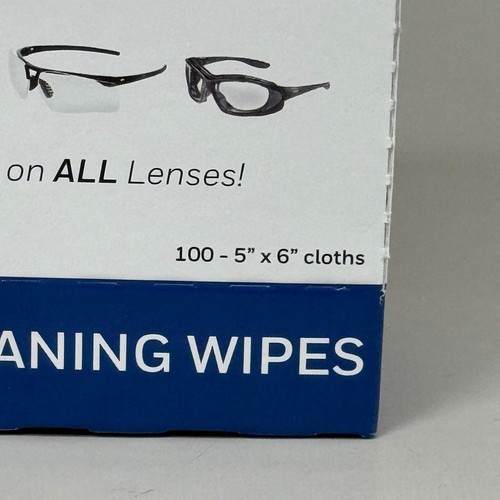 HONEYWELL UVEX (100 PACK) Clear Plus Lens Cleaning Wipes 5" x 6" S470 - Picture 4 of 8