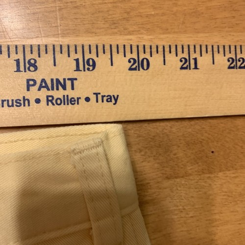 VINTAGE NEW DOCKERS KHAKIS MEN’S 40 COTTON TWILL PLEATED SHORTS CANARY YELLOW - Picture 10 of 18