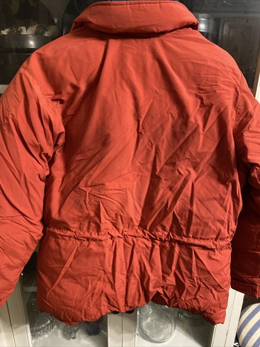 L.L. Bean Outdoors Women's Orange Goose Down Winter Coat Jacket Small Penobscot - Picture 5 of 16