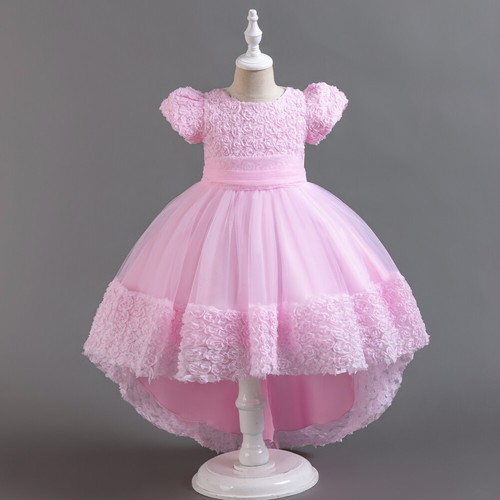 Weihnachten Hochzeit Blumenmädchen langes Kleid Kinder Prinzessin Abend Party Ballkleid - Bild 42 von 59