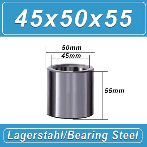 Cuscinetto Manicotto Acciaio Boccola ID 45/50/55/60-70mm Distanziali Standoff Resistenti all'usura - Foto 22 di 148