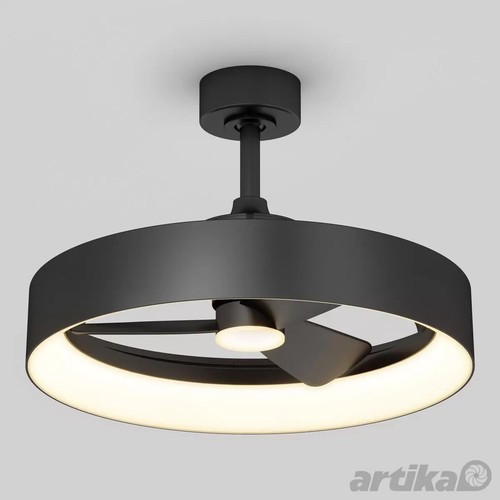 Artika Austin Easy installation Integrated LED Remote Control Black Ceiling Fan - Picture 8 of 9
