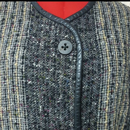 RARE Studio Donegal Mens Irish Wilderness Jacket Vintage Handwoven Wool Mint - Picture 9 of 12