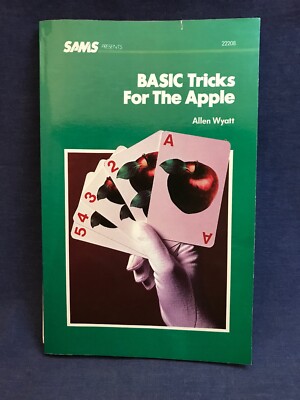 1983 BASIC TRICKS FOR THE APPLE 1st Ed Computer 5.25'' Allen Wyatt RARE Program