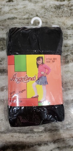 BRAND NEW. Girls Warm Winter Tights Medium Size 4 to 6 Black - Picture 2 of 3