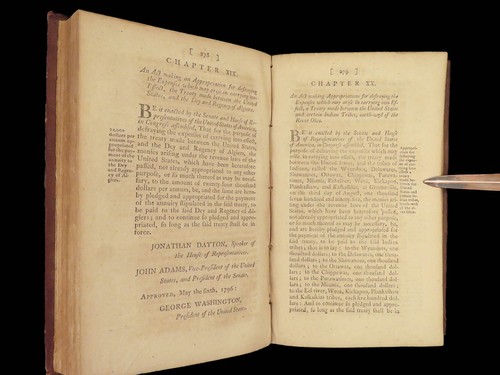 1796 EARLY USA 1st ed Laws of United States America Flag Congress Politics Taxes - Picture 14 of 22