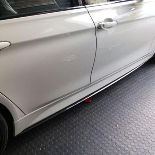 2 Side Skirt Sill Extension Lower Side Lip Splitter Fits BMW F30 3 Series 201218 - Picture 1 of 10