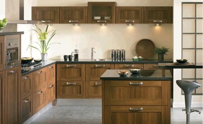 Tuscany Walnut Shaker Kitchen Bedroom Wardrobe Doors Joblot 1561