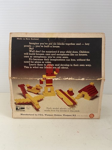Vintage Torro Construction Building Bricks Blocks Rare Kids Toys New in box - Picture 3 of 8