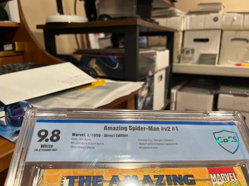 Amazing Spiderman #1 1999 Vol 2 CBCS 9.8 1st Spectacular Issue Comic ❄️ WP❄️ - Picture 2 of 3