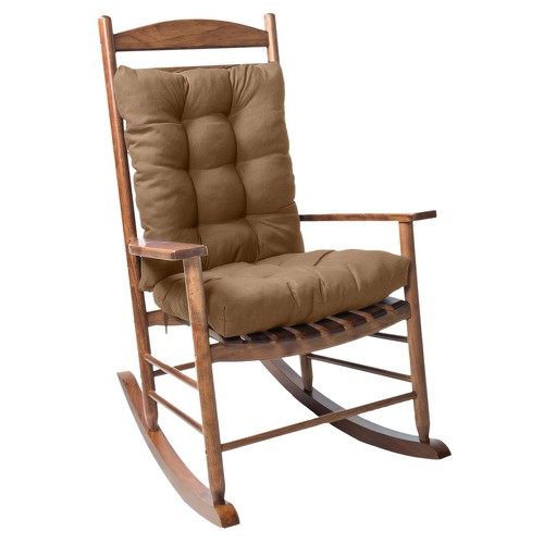 Rocking Chair Cushion Rattan Chair Pad Non-Slip with Ties for Living Room Rocker - Picture 49 of 96
