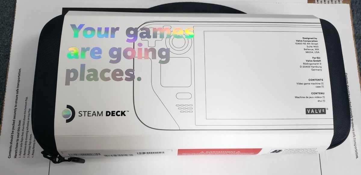 Amazon.com: Valve Steam Deck,HDMI, 64 GB, Black : Video Games