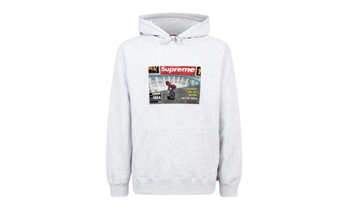 Supreme the most hooded sweatshirt hotsell ash grey