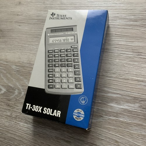 Texas Instruments TI–30X Solar inkl Schutz + OVP! Taschenrechner, geprüft, TOP! - Bild 2 von 8