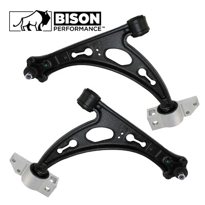 Bison Performance 2pc Set Front Lower Control Arm For A3 Q Eos Golf R GTI Jetta