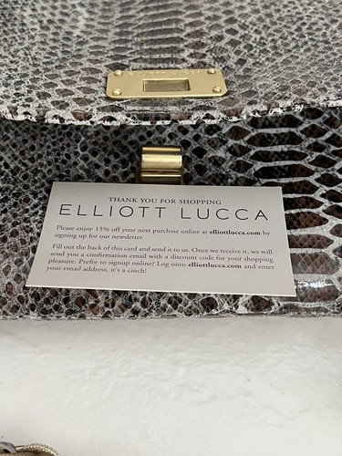 Clutch - Elliott Lucca - Schlangenprint - Bild 5 von 5