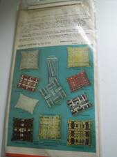 Vintage Murtis Neece Orange 6B Ribbon Designs Pillow Kit 13 x 13