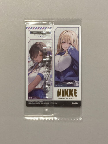 Naga and Tia - No. 004 - Goddess of Victory: Nikke Wafer / Itajaga Card - Picture 2 of 2