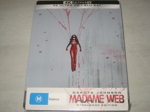 MADAME WEB 4K HD+BLU RAY RB steelbook edition NEW/SEALED