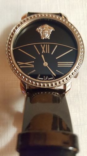 Versace Damenuhr Krios Edelstahl Mikrokugeln schwarz  - Bild 1 von 5