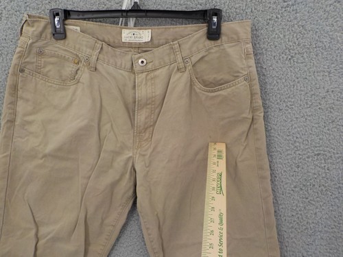 Handcrafted Lucky Brand Mens Pants 38 X 32 221 Original Straight Khaki Tan Dfcts - Picture 17 of 24
