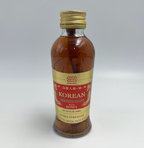 Korean Ginseng Drink Root in Bottle with Honey 4.23 FL. Oz Each - 10 PACK - Picture 2 of 8