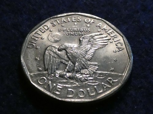 Mint Error 1999-P Susan B Anthony with Die Clash! #1092 - Picture 3 of 12
