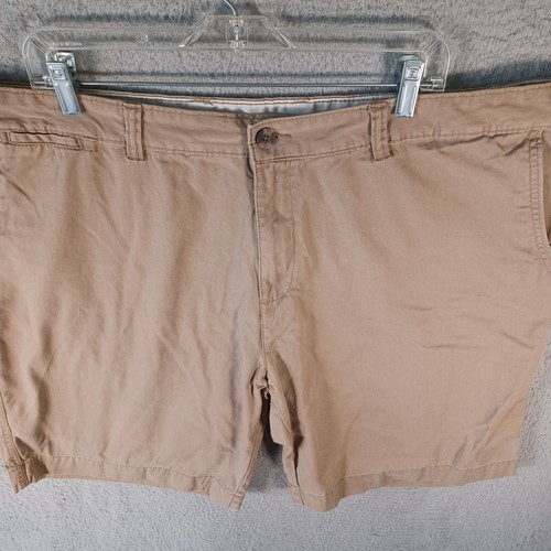 Merona Mens Tan Shorts Size 44 Target Pockets Zip Button Classic Comfortable - Picture 5 of 14