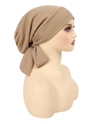Muslimische Frauen Mütze Hijab Mütze Turban vorgebunden Krebs Chemo Cap Head Wrap Mützen - Bild 26 von 32