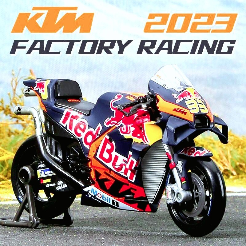 NEW Maisto 1/18 KTM Red Bull Team #33 2023 MotoGp Motorcycle