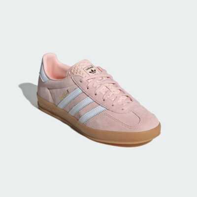 【adidas】GAZELLE INDOOR SHOES スエード Sandy Pink ロゴ s-l400.jpg