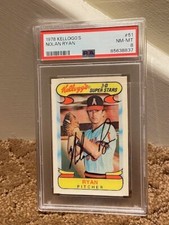 1978 Kelloggs Nolan Ryan PSA 8 DEAD CENTERED #51 card GREAT PRESENTATION