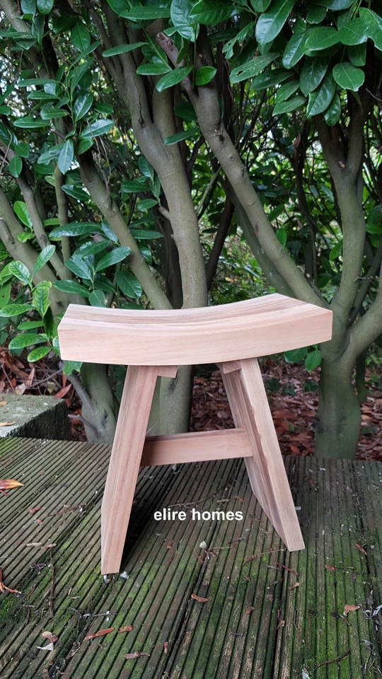 Top Quality TEAK WOOD natural stool for bathroom shower qubicle  47x47x31cm - Image 3 of 4