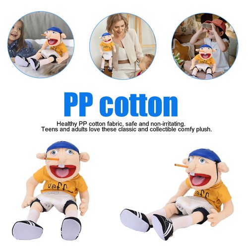 60CM Jeffy Puppet Jeffy Hand Puppet Plush Toys Stuffed Doll Kids Birthday Gifts - Picture 2 of 8