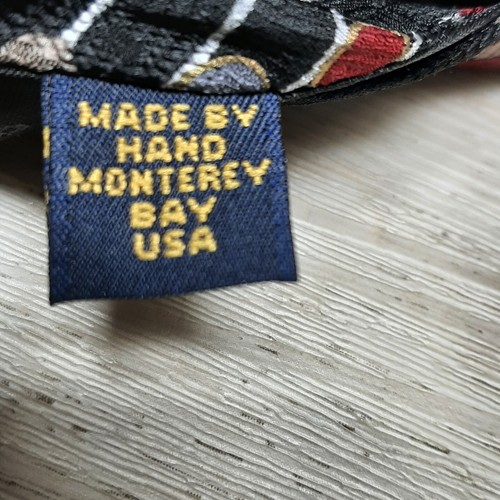 Monterey Bay By J Blades And Co Tie Necktie 57" 1/8 Multicolor Red - Picture 9 of 11