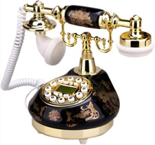 Corded Old Fashion Antique Landline Telephone Decor 1960, Wired Home Office Tele