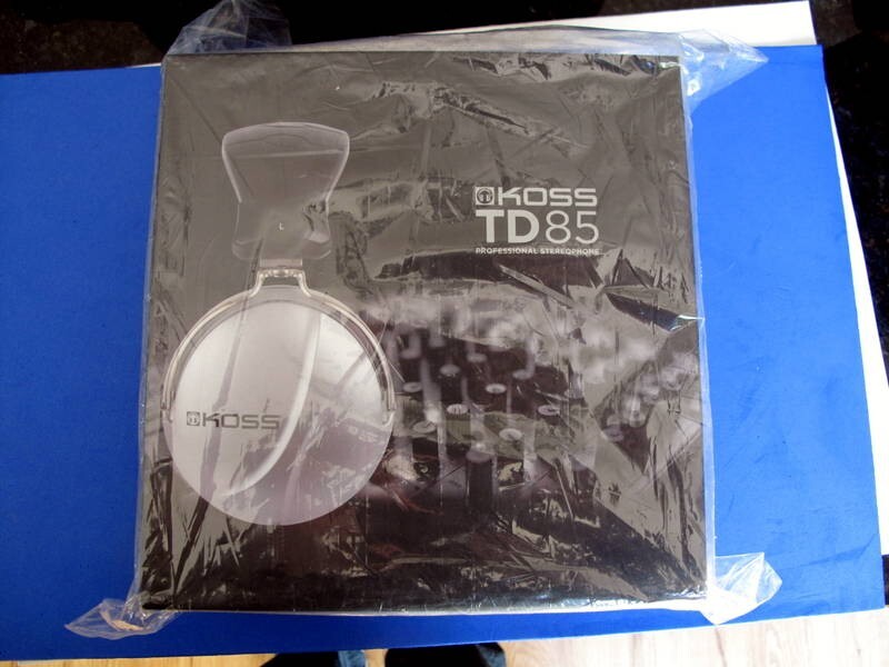 Koss TD85 Stereo Headphone Silver full size adjustable eBay