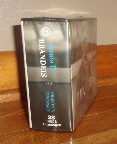 LOUIS D. BRANDEIS-A Life-Melvin I. Urofsky-BRAND NEW, SEALED 28 CD Audiobook! - Bild 2 von 3