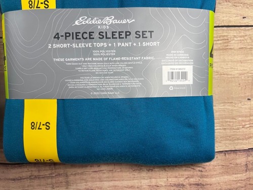 Boy's PJ Sets- Lucky Brand & Eddie Bauer- S 7/8- New in Package - Picture 6 of 6