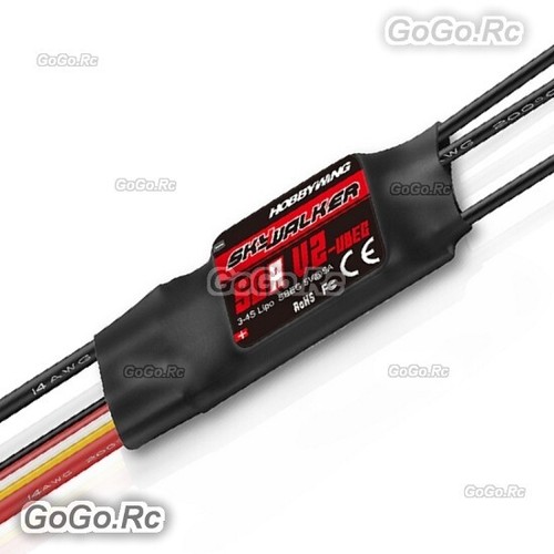 Hobbywing Skywalker 2-4S 50A V2 UBEC Brushless ESC With 5V5A BEC For RC Model - Picture 2 of 12