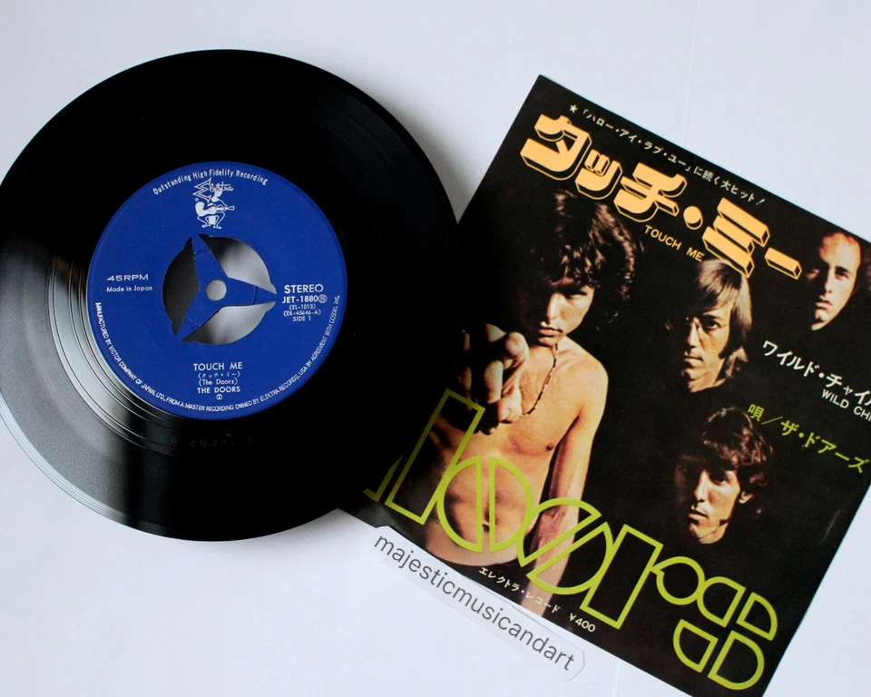 NEAR MINT ORIGINAL 1968 THE DOORS WILD CHILD TOUCH ME 7 INCH VINYL JIM MORRISON - Image 2 of 4