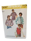 Vintage Original Collectible Men Shirt Sewing Patterns