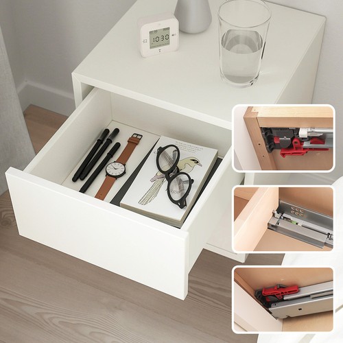 Self Soft Close Under/Bottom Rear Mounting Drawer Slides 18 inch / 21 inch - Picture 10 of 10