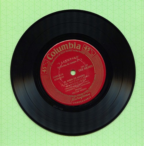 THE CASTILIANS / Valentino / TANGOS COLUMBIA CGE 60.009 Pres Spain 1955 EP CG+ - Bild 4 von 5